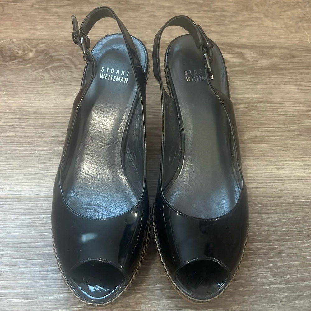 Stuart Weitzman black wedges